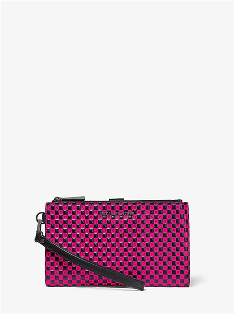 checkerboard michael kors wallet|Adele Checkerboard Logo Leather Smartphone Wallet .